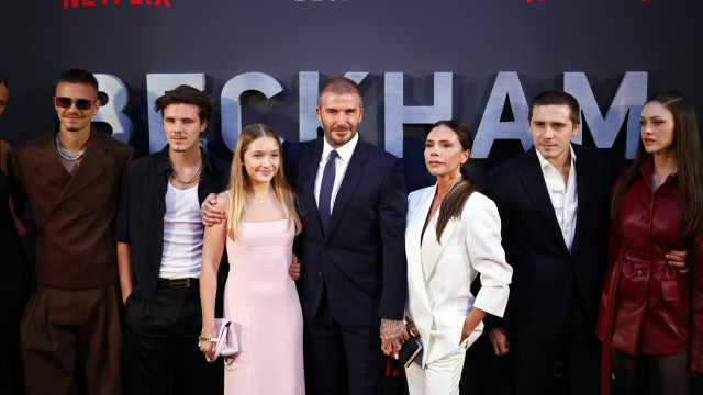 Beckhams on the Fashion Week Front Row